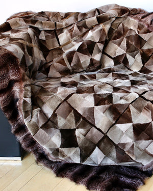 Upcycled Fur Blanket 7