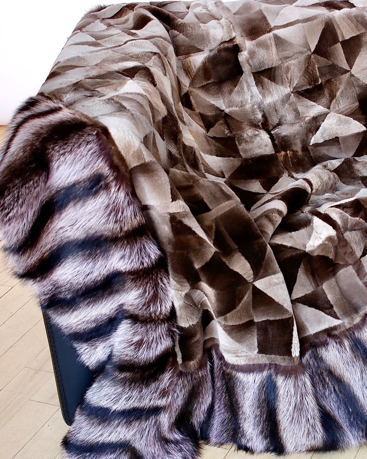 Upcycled Fur Blanket 8