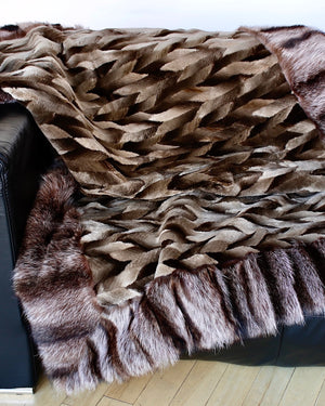 Upcycled Fur Blanket 11