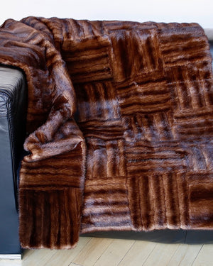 Upcycled Fur Blanket 18